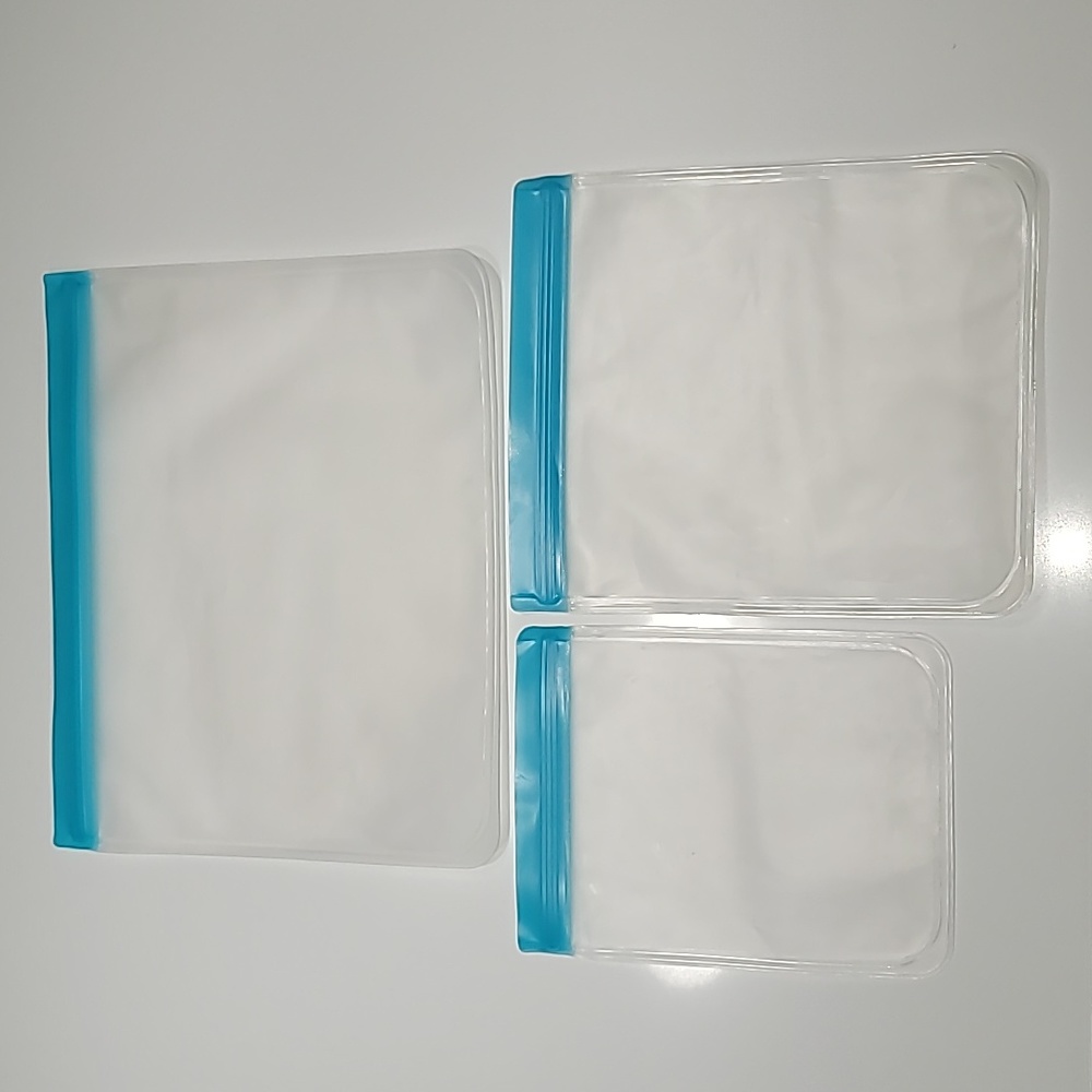 Set of 3 - Reusable Ziploc Bags